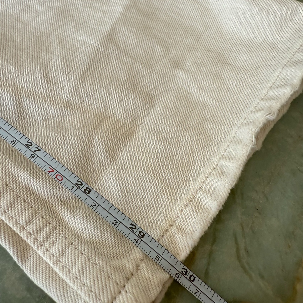 Hudson Jade Beige High Waisted Straight Leg Jeans NWT - Picture 11 of 12